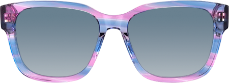 Daphne - Rectangle Pink/Blue Sunglasses