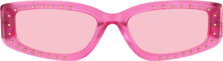 Quentin - Rectangle Pink Sunglasses