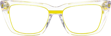 Axiom - Rectangle Yellow Eyeglasses