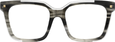 Taffeta - Square Silver Eyeglasses