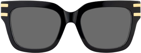 Lidia Black Square Polarized Sunglasses for Driving | ZEELOOL