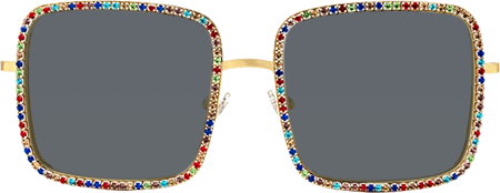 Kafele - Square Multicolor Sunglasses