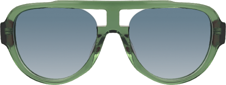 Adnan - Aviator Green Sunglasses