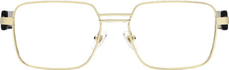 Ubuntu - Rectangle Gold Eyeglasses