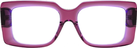 Kente - Rectangle Purple Eyeglasses