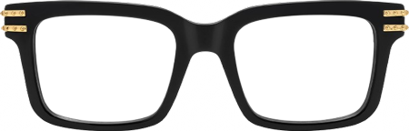 Anansi - Rectangle Black Eyeglasses