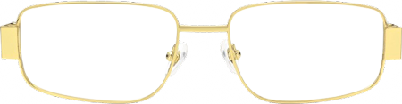 Cypher - Rectangle Gold Eyeglasses