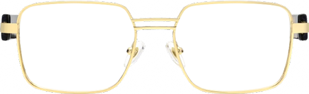 Ubuntu - Rectangle Gold Eyeglasses