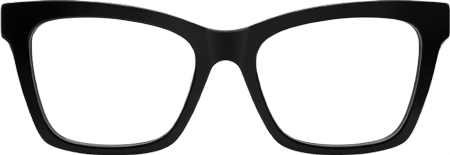 Vibranium - Rectangle Black Eyeglasses