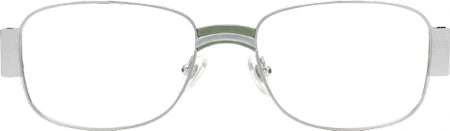 Nyame - Rectangle Silver Eyeglasses
