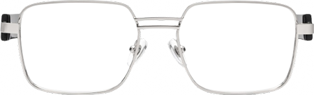 Ubuntu - Rectangle Silver Eyeglasses