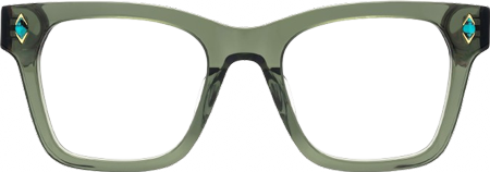 Adinkra - Square Green Eyeglasses