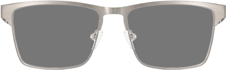 Jasper Eyeglasses in Browline Silver Frame | Zeelool