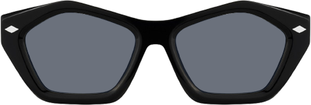Chiclyn - Geometric Black Sunglasses