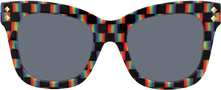 Faustyna - Square Multicolor Sunglasses