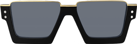 Dardhan - Rectangle Black Sunglasses