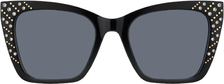 Glitz - Cat Eye Black Sunglasses