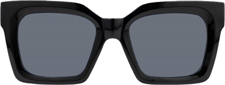 Pacheco - Rectangle Black Sunglasses