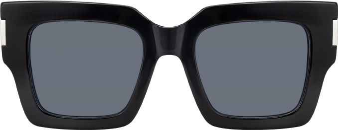 Vaeda - Square Black Sunglasses