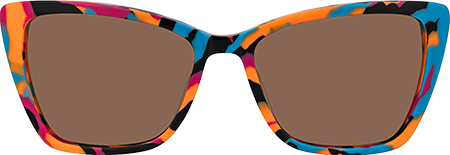 Sanchez - Rectangle Multicolor Sunglasses