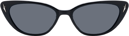 As If - Cat Eye Black Sunglasses