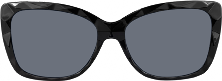 Letitia - Rectangle Black Sunglasses