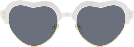 Galido - Geometric White Prescription Sunglasses