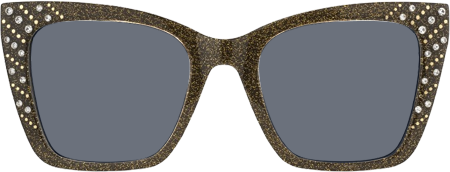 Glitz - Cat Eye Brown Sunglasses