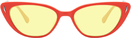 As If - Cat Eye Red Sunglasses