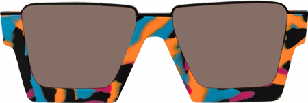 Dardhan - Rectangle Multicolor Sunglasses