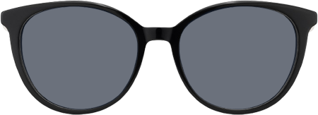 Pearl - Round Black Sunglasses
