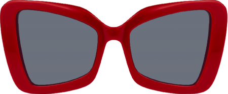 Mandi - Butterfly Red Sunglasses