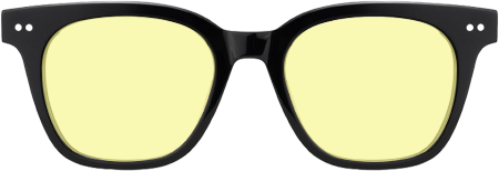 Aubrey - Square Black Sunglasses