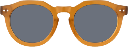 Aubrey - Geometric Brown Sunglasses