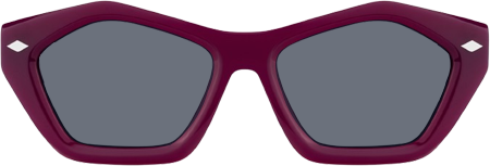 Chiclyn - Geometric Purple Sunglasses