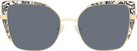Jabilo - Cat Eye Gold Sunglasses