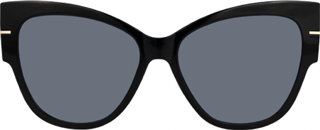 Elektra - Cat Eye Black Sunglasses