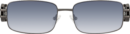 Aurae - Rectangle Grey Sunglasses