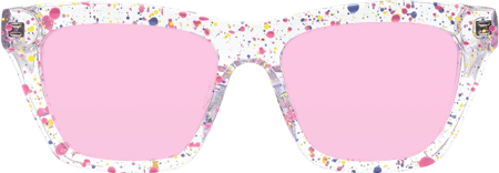 Drip - Rectangle Transparent Sunglasses