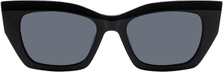Velora - Cat Eye Black Sunglasses