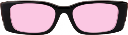 Horizon - Rectangle Black Sunglasses