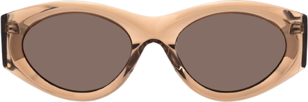 Aura - Cat Eye Champagne Sunglasses