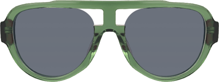 Adnan - Aviator Green Sunglasses