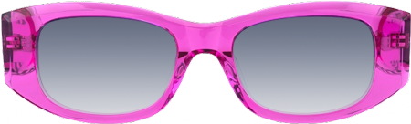 Banksy - Rectangle Purple Sunglasses