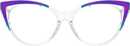 Langley - Cat Eye Transparent Eyeglasses