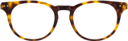 Vintel - Rectangle Tortoise Eyeglasses