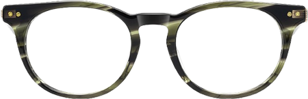 Vintel - Rectangle Green Eyeglasses