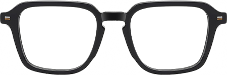 Maven - Square Black Eyeglasses