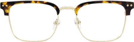 Preppy - Rectangle Tortoise Eyeglasses