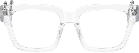 PIERCE - Square Transparent Eyeglasses